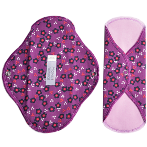 Set 2 Absorbante lavabile normale Momiji Natural, culoarea mov