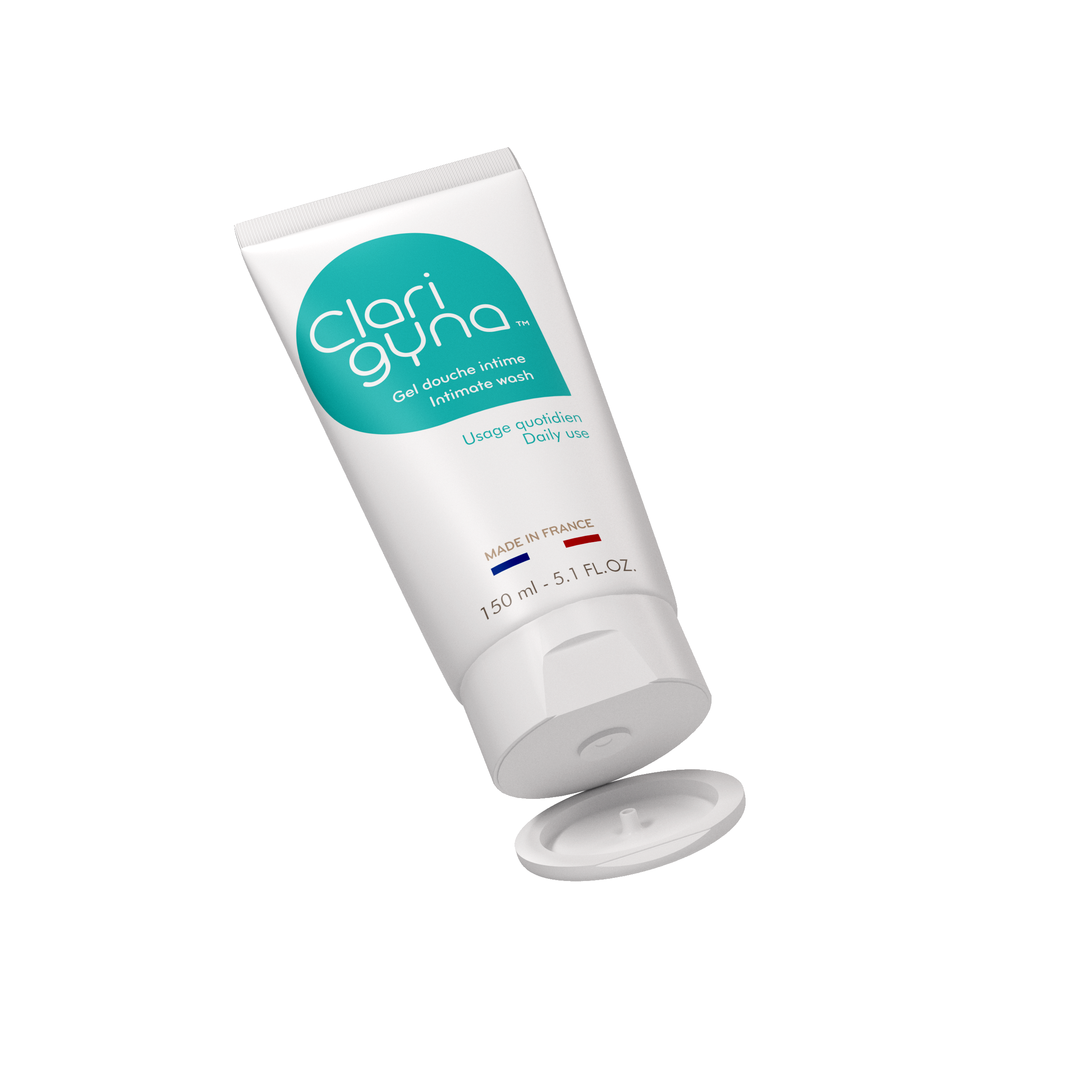 Gel de duș intim Clarigyna, 150 ml, fără parabeni, alcool, parfum, coloranți, SLS - imagine 3