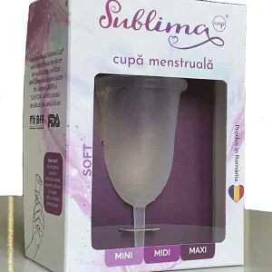 Cupa menstruală SUBLIMA CUP Soft, MAXI