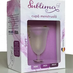 Cupa menstruală SUBLIMA CUP Soft, MINI
