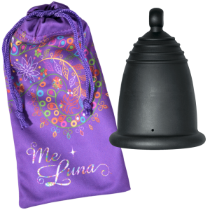 Cupa menstruala ME LUNA Classic - black, marimea L, model ball