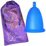 Cupa menstruala ME LUNA Classic - blue, marimea S, model ball
