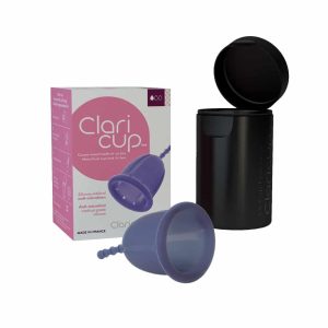 Cupa menstruala CLARICUP, Dark Blue, Marimea 1