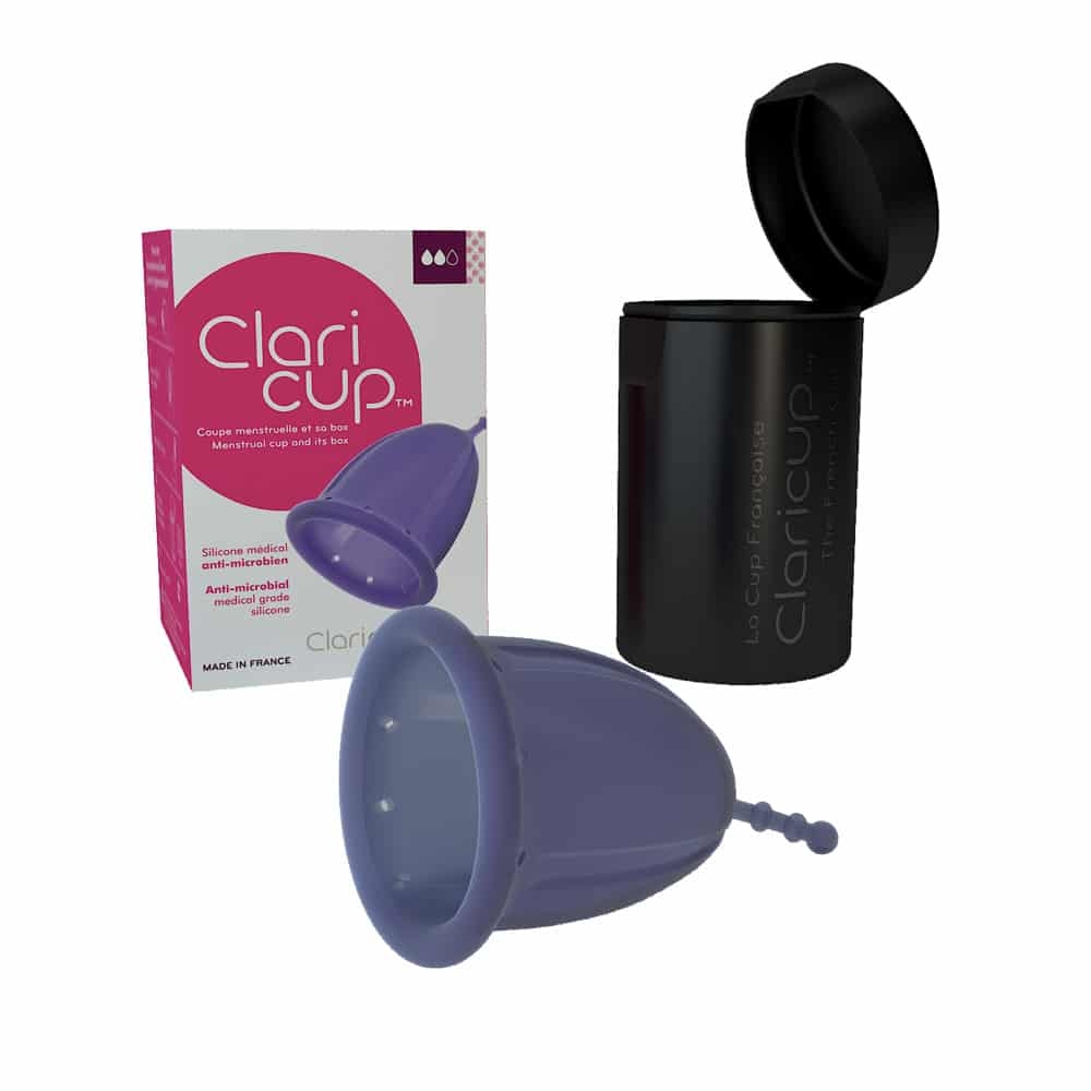 Cupa menstruala CLARICUP, Dark Blue, Marimea 2