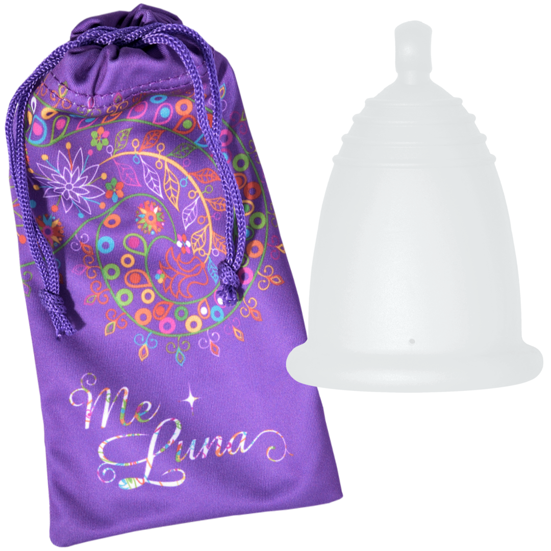 Cupa menstruala ME LUNA Classic - clear, marimea L, model ball