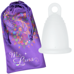 Cupa menstruala ME LUNA Classic - clear, marimea L, model ring