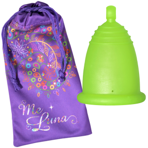 Cupa menstruala ME LUNA Classic - green, marimea L, model ball