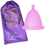 Cupa menstruala ME LUNA Soft - pink, marimea SHORTY M, model ball