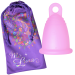 Cupa menstruala ME LUNA Soft - pink, marimea XL, model ring