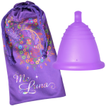 Cupa menstruala ME LUNA Classic - purple, marimea SHORTY XL, model ball