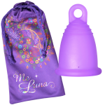 Cupa menstruala ME LUNA Classic - purple, marimea L, model ring