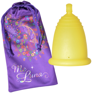 Cupa menstruala ME LUNA Soft - yellow, marimea L, model ball