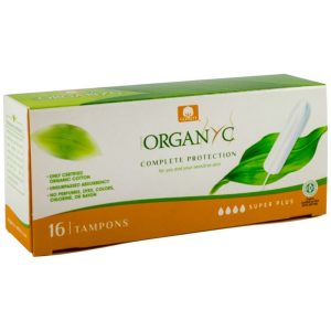 Tampoane Super Plus din bumbac organic 16 buc, Organyc